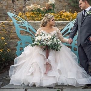 *CUSTOM* Hayley Paige Lorelei Wedding Gown (Rosewater Tulle)